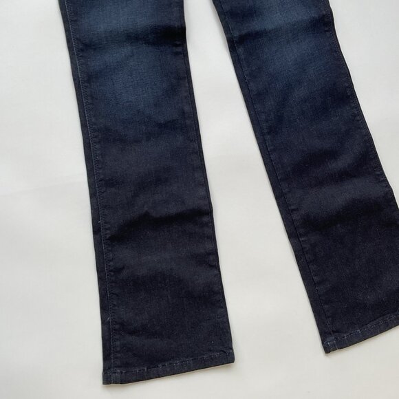 Guess Women’s Curve X Mid Rise Boot Cut Jeans In Dark Indigo Denim Size 27 - Picture 3 of 14